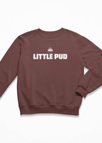 Little Pud christmas jumper in brown