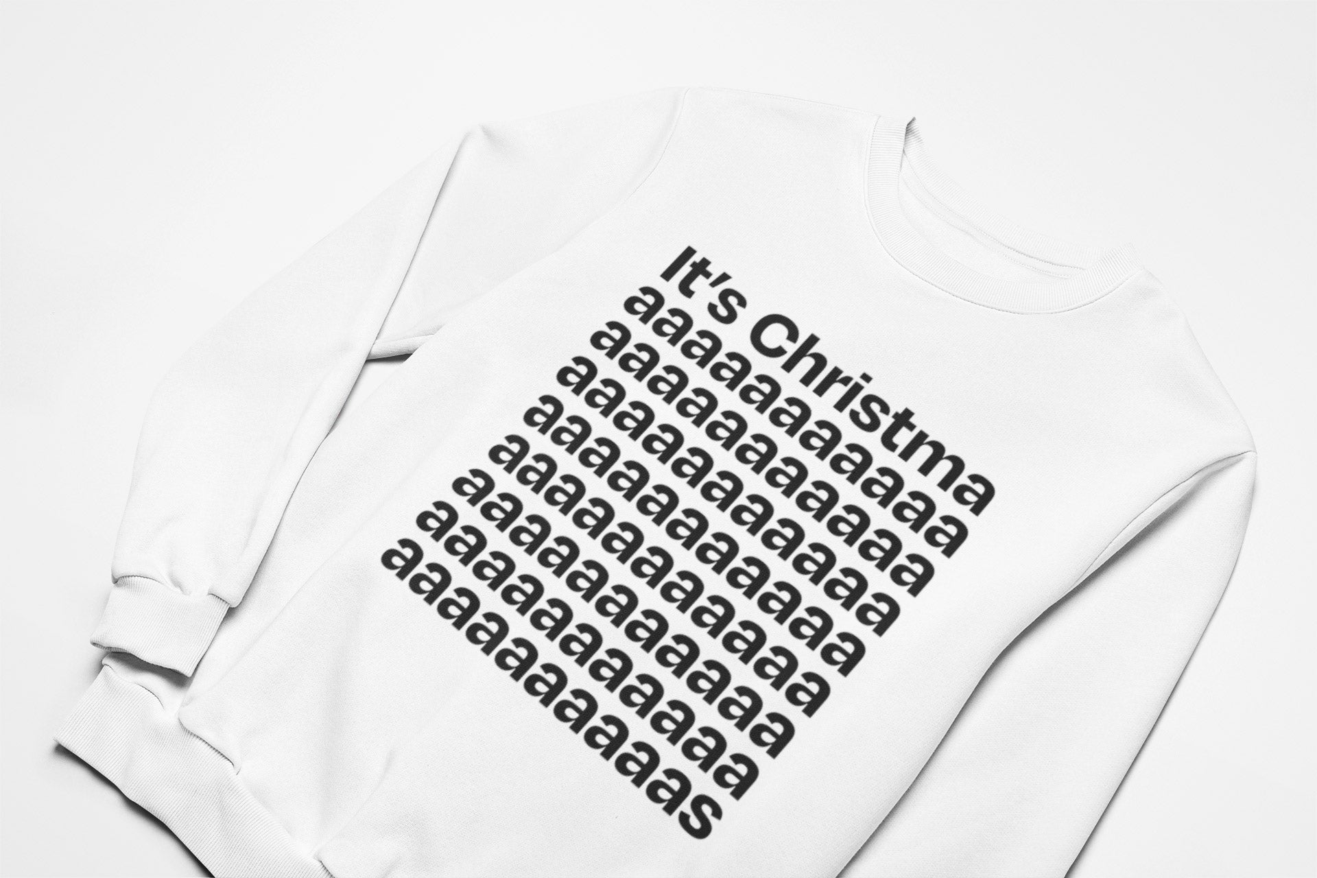 I got ho's in different area codes christmas jumper in white