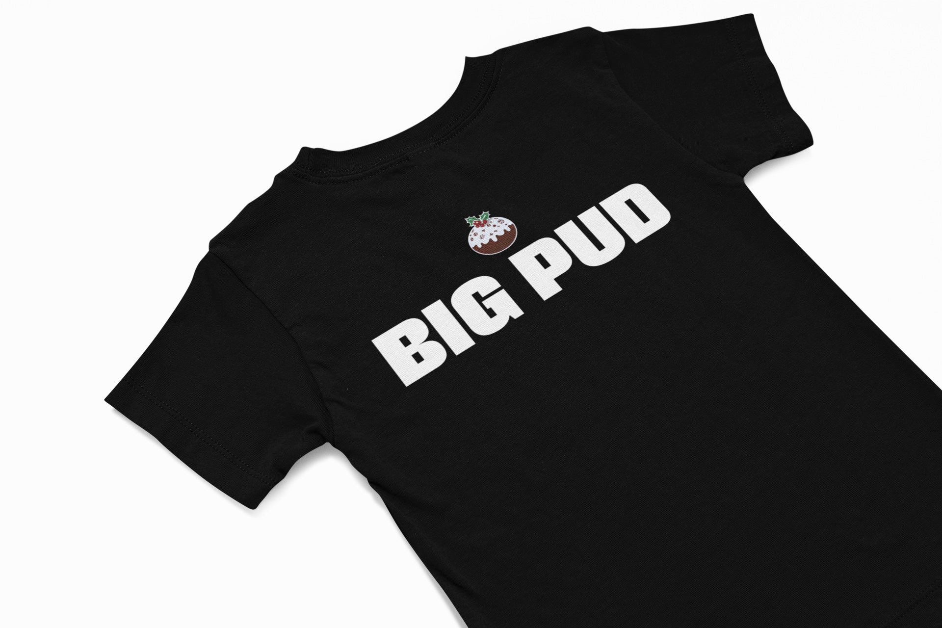 big pud christmas jumper in black