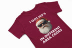 I got ho's christmas T-shirt in burgundy