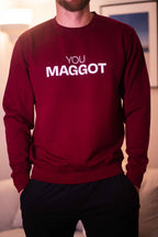 man in funny christmas jumper