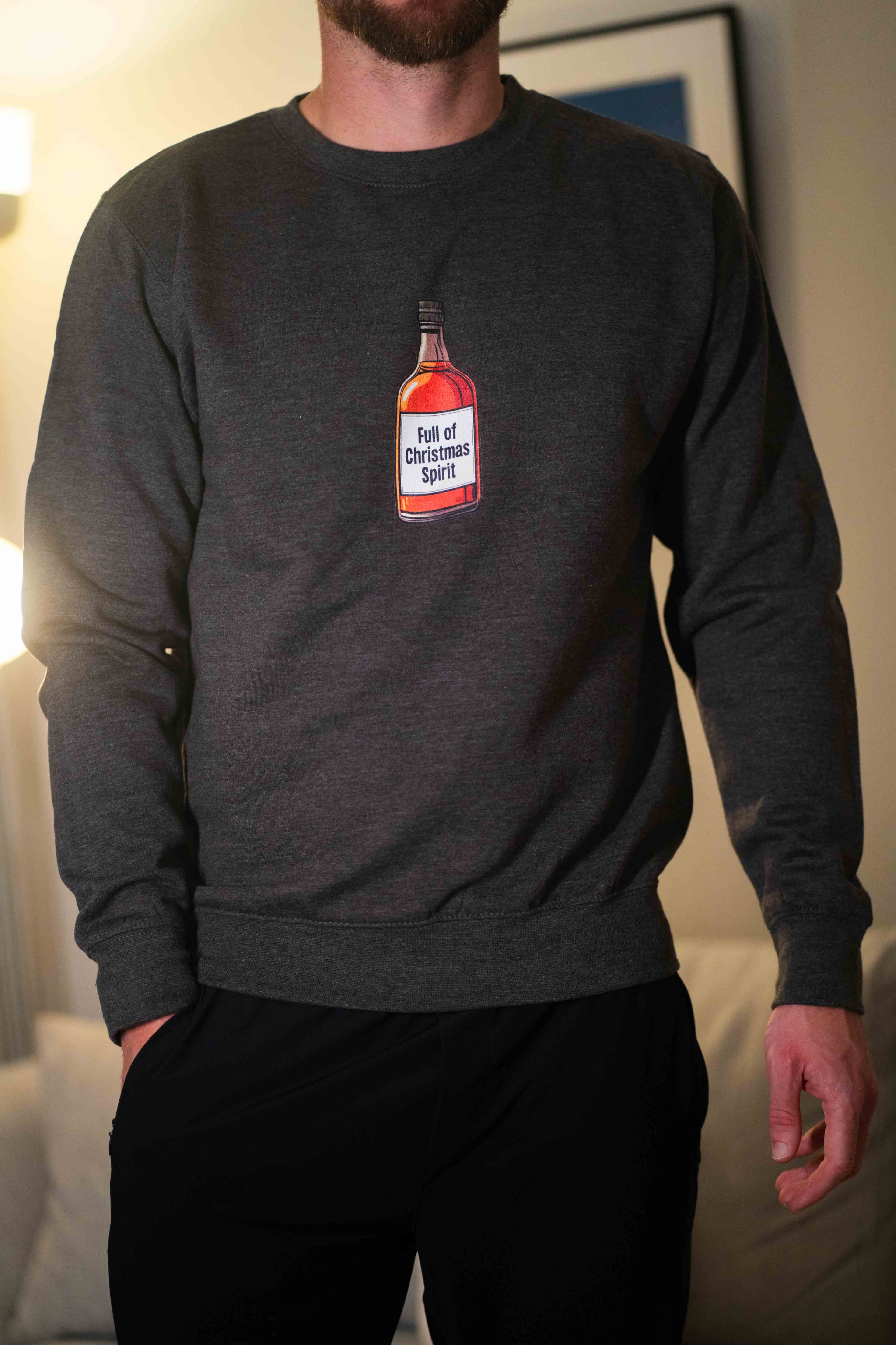 man in funny christmas jumper