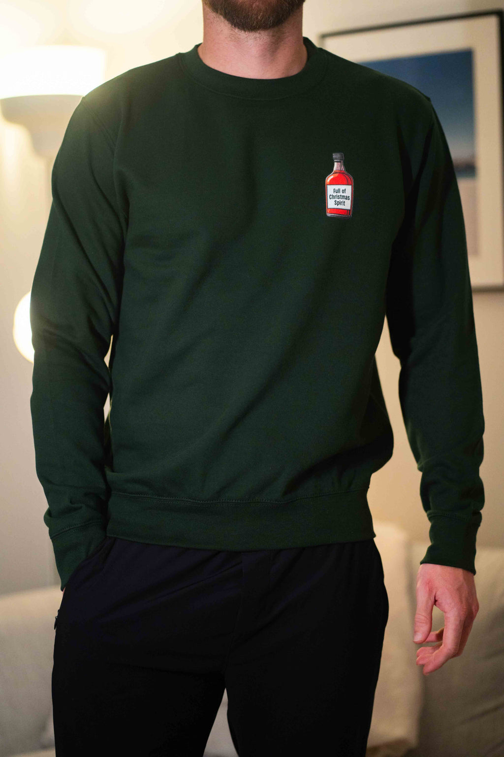 man in funny christmas jumper