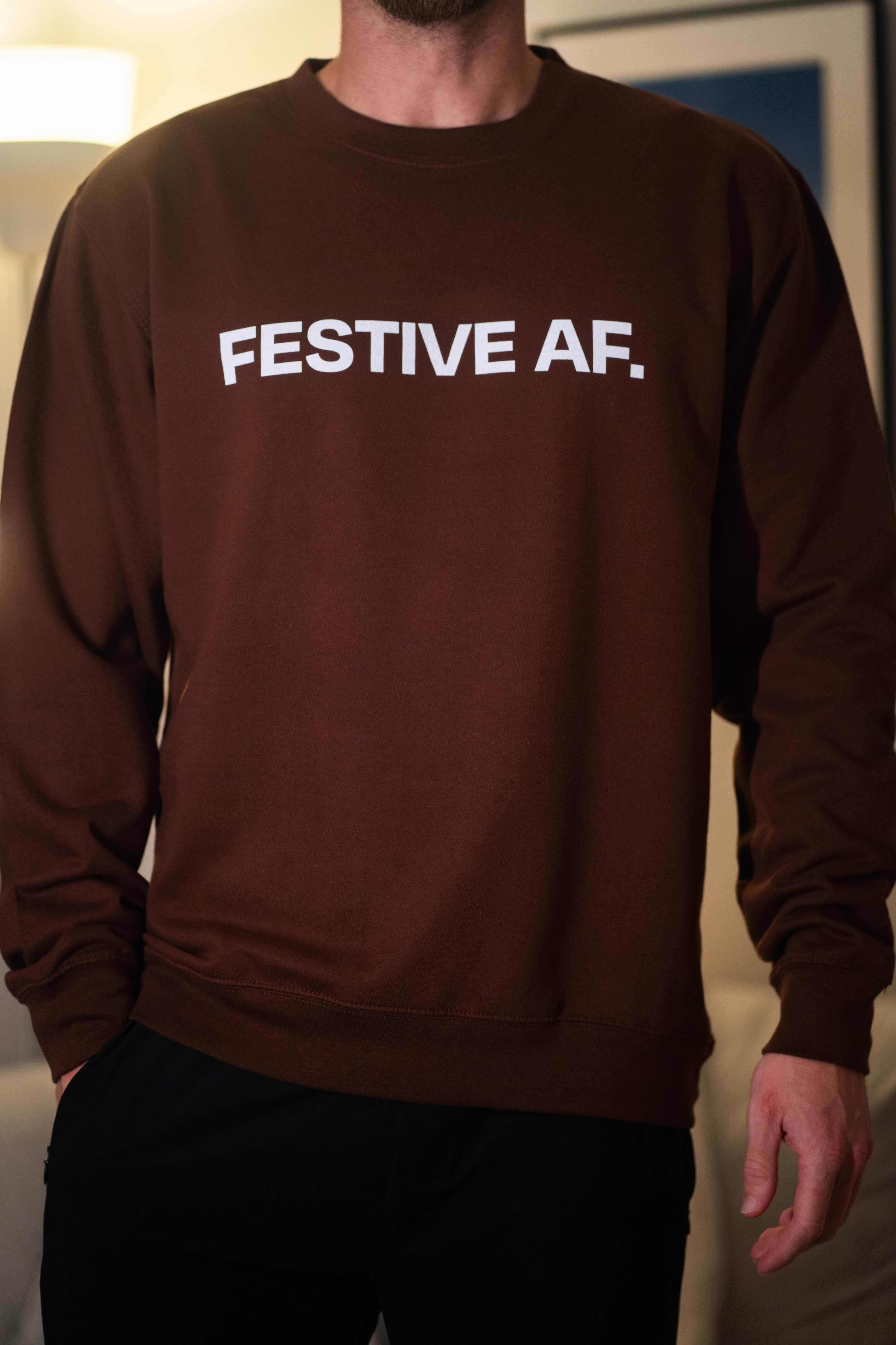 man in funny christmas jumper