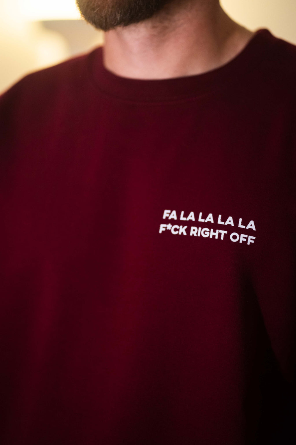 man in funny christmas jumper