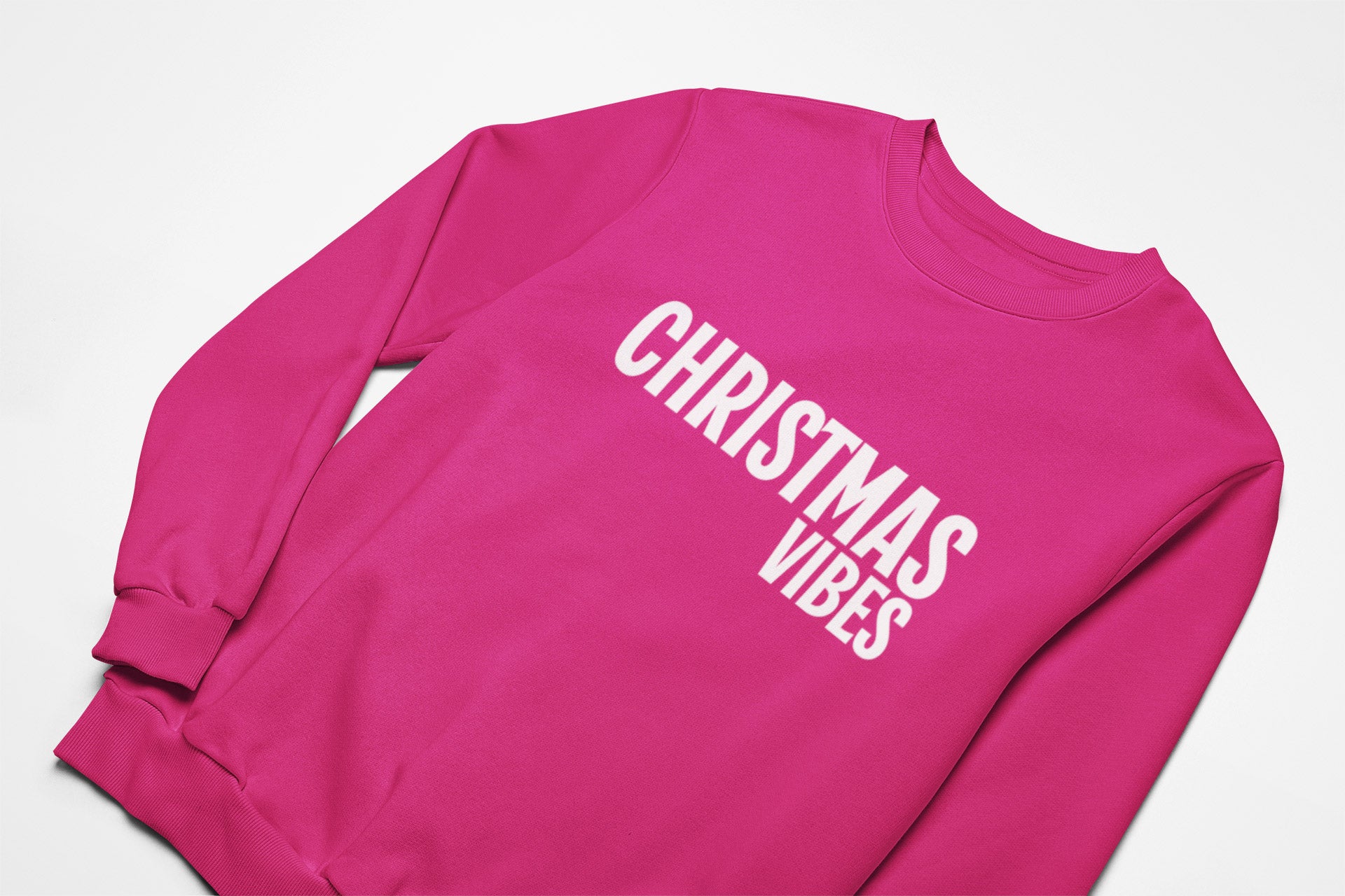 Christmas Vibes Christmas Jumper in pink