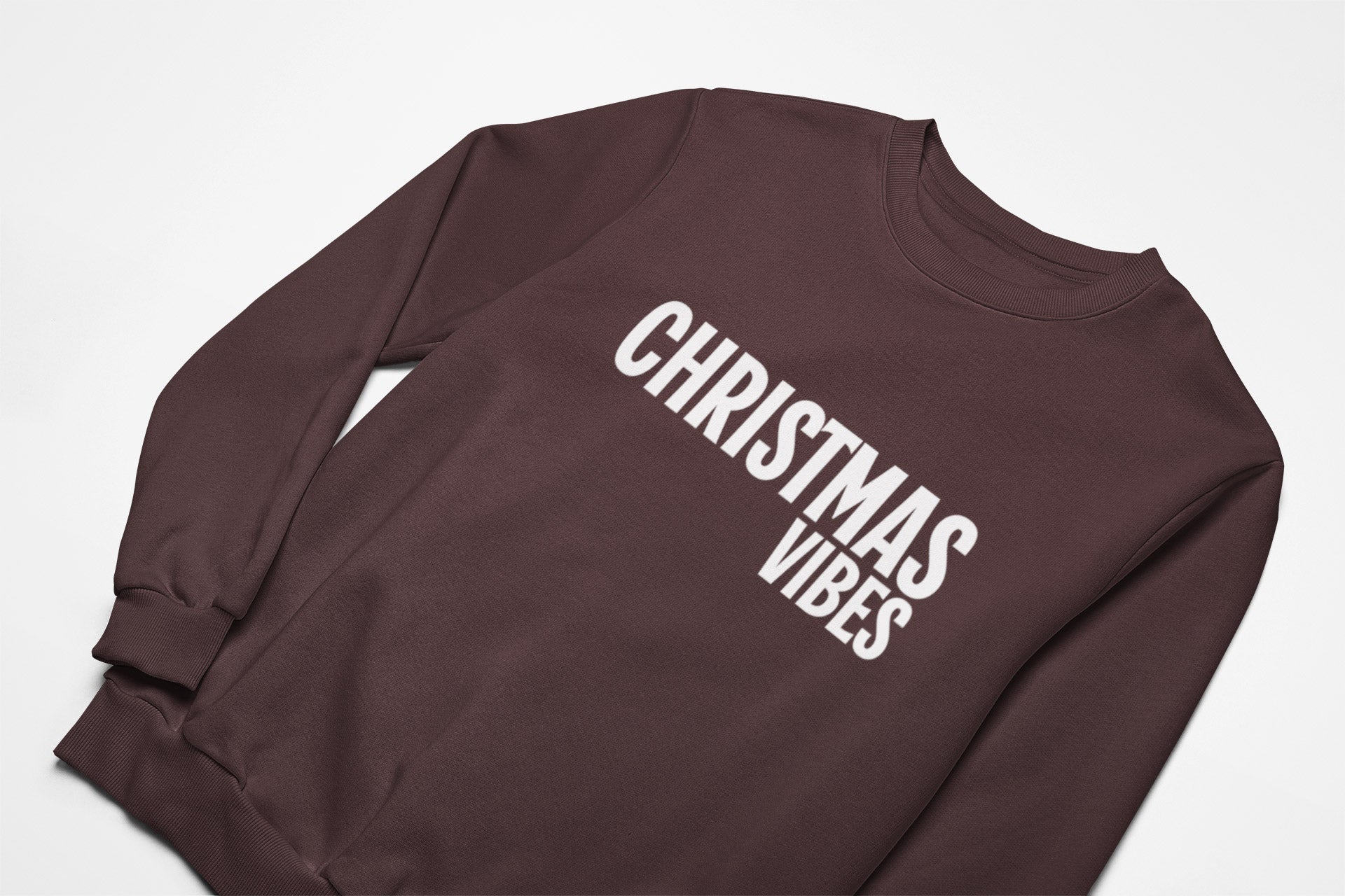 Christmas Vibes Christmas Jumper in brown