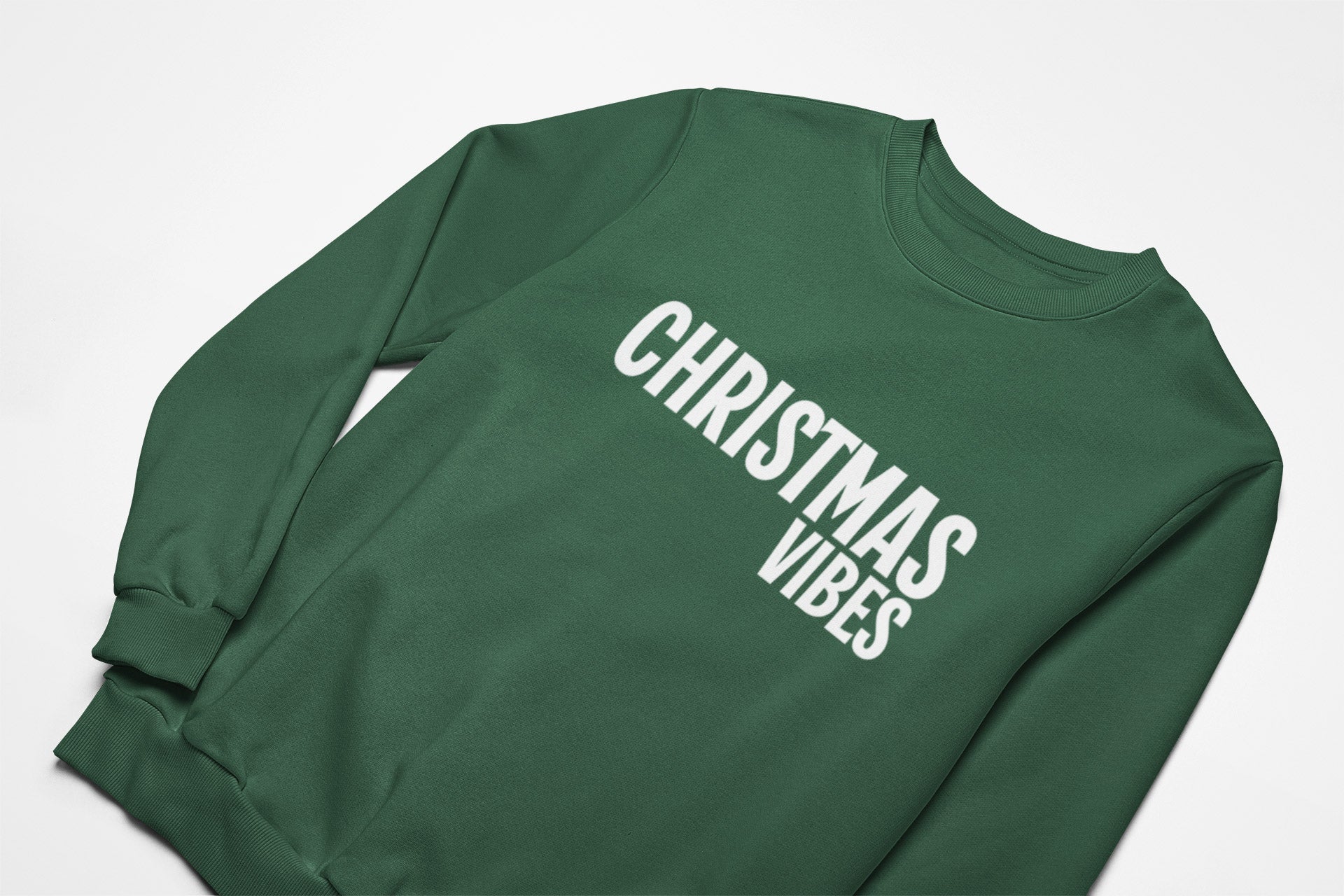Christmas Vibes Christmas Jumper in green