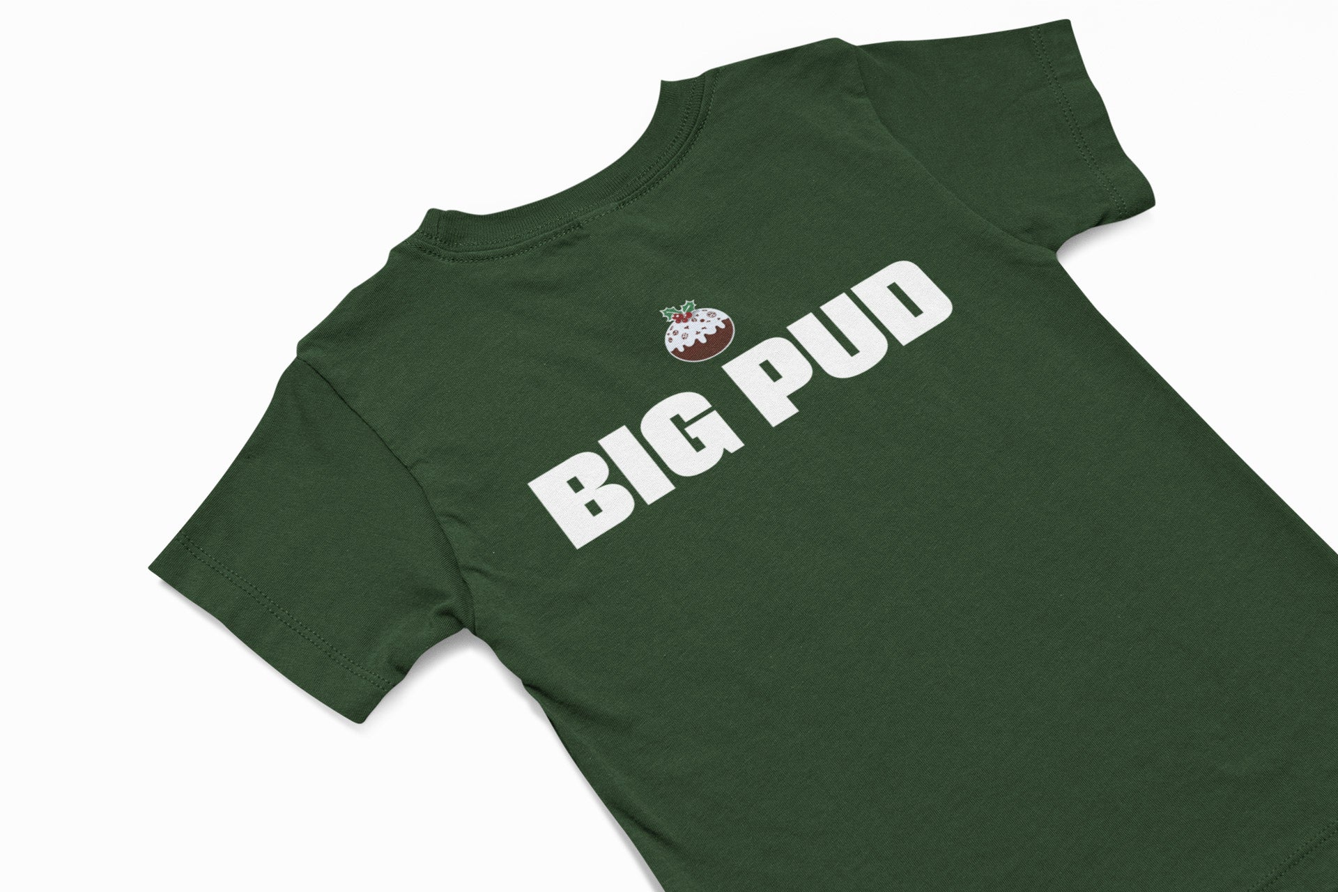 big pud christmas jumper in green