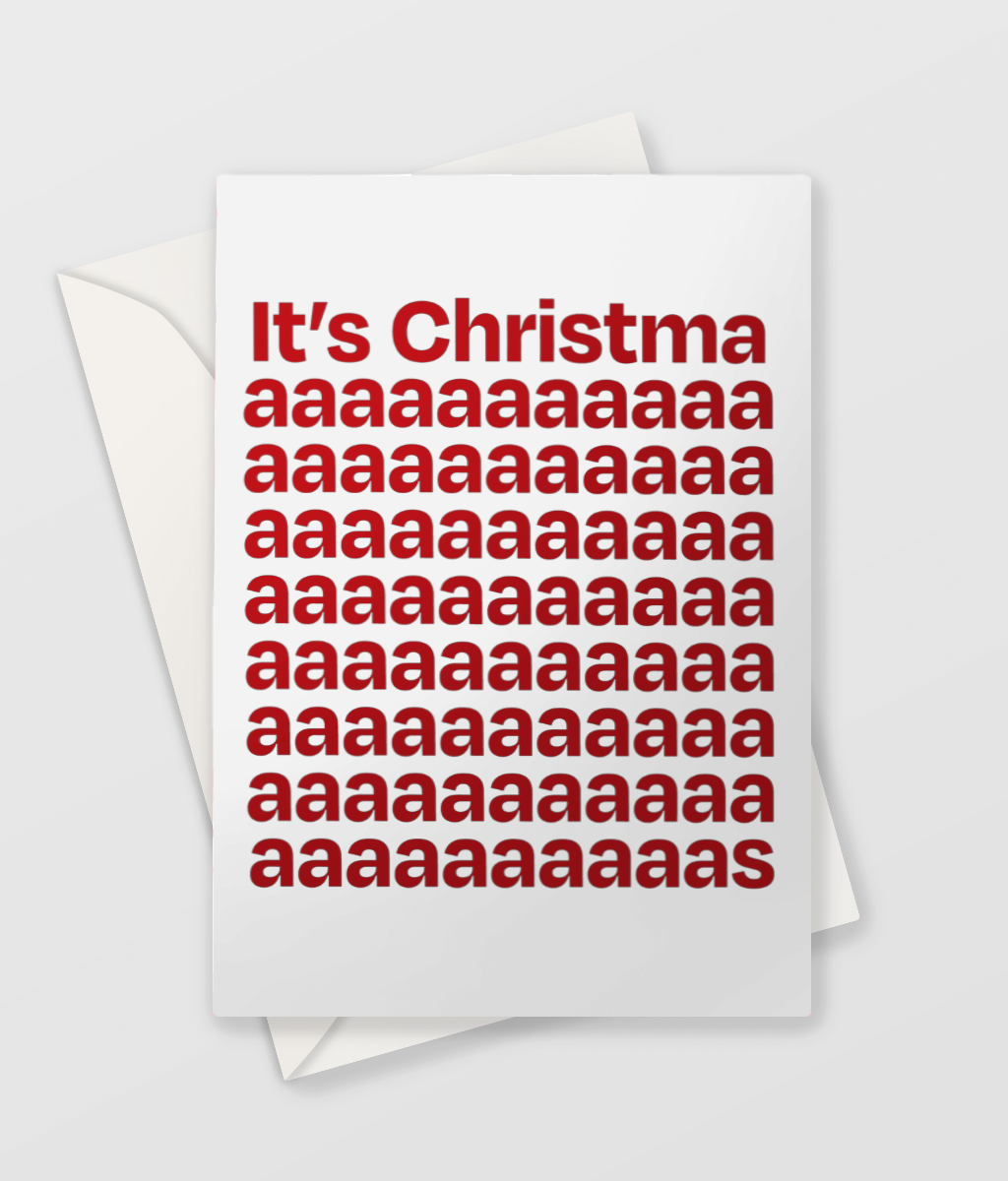 It's Christmaaas | Christmas Card