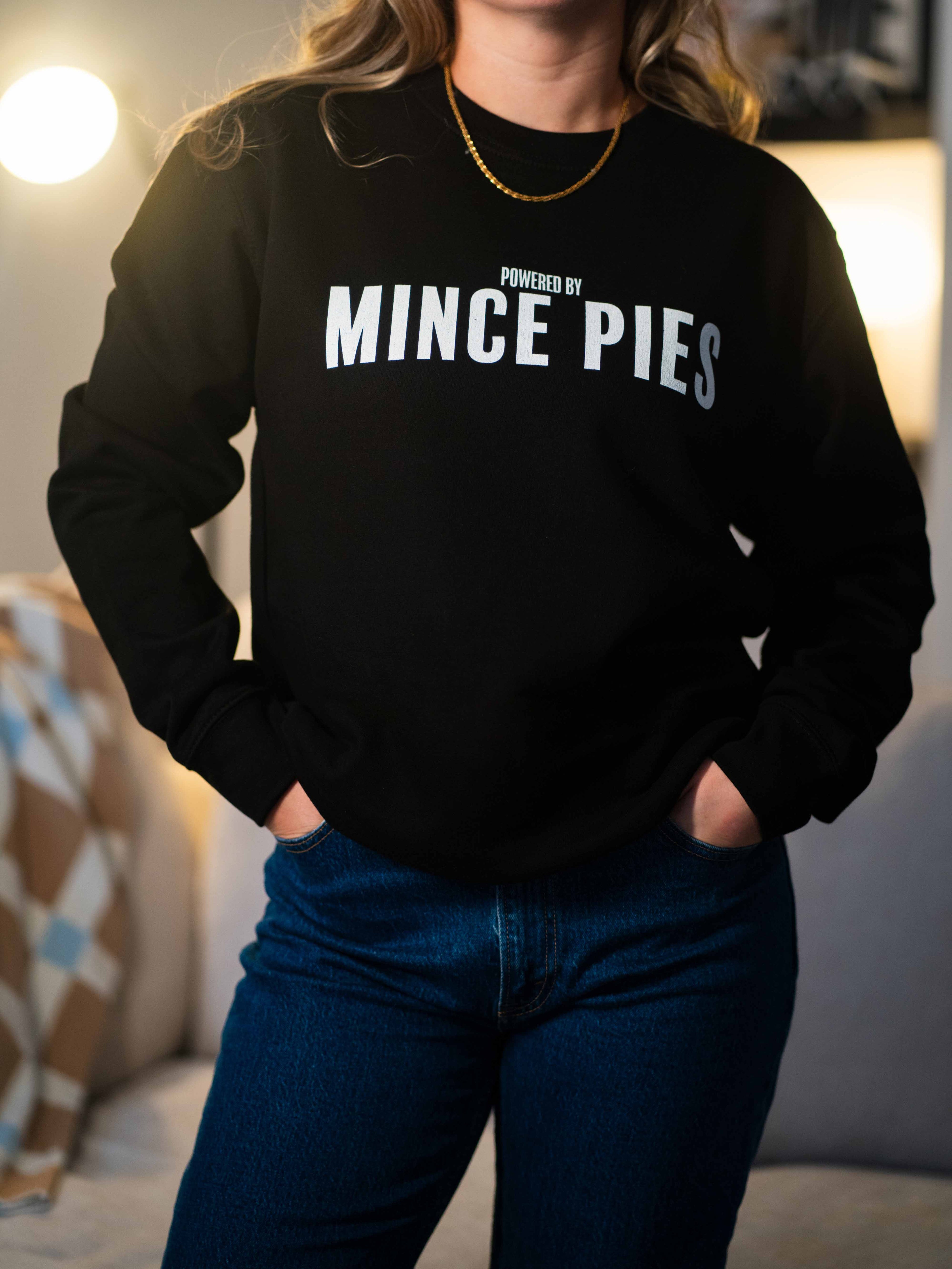 woman wearing christmas jumper