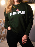 woman wearing christmas jumper