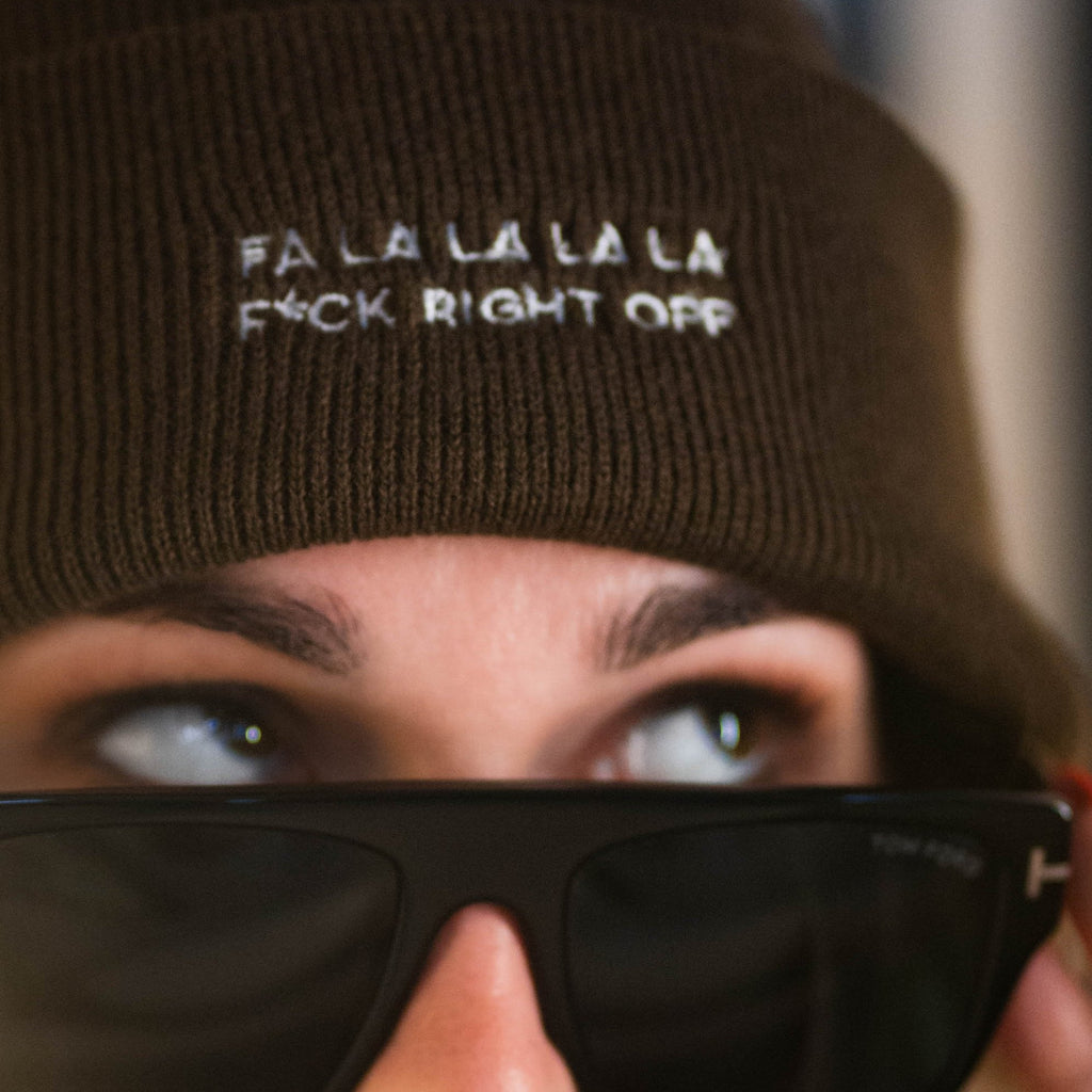 Fa La La La La F*ck Right Off  | Christmas Beanie
