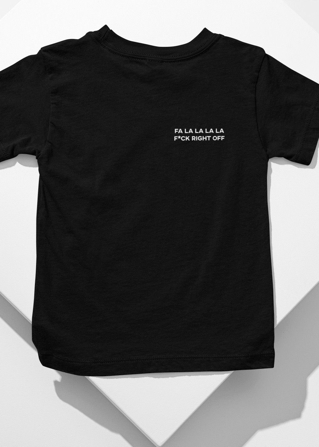 Fa la la la f*ck right off christmas jumper in black