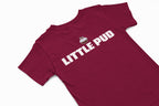 little pud christmas tshirt in burgundy