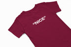 nice christmas t shirt in burgundy