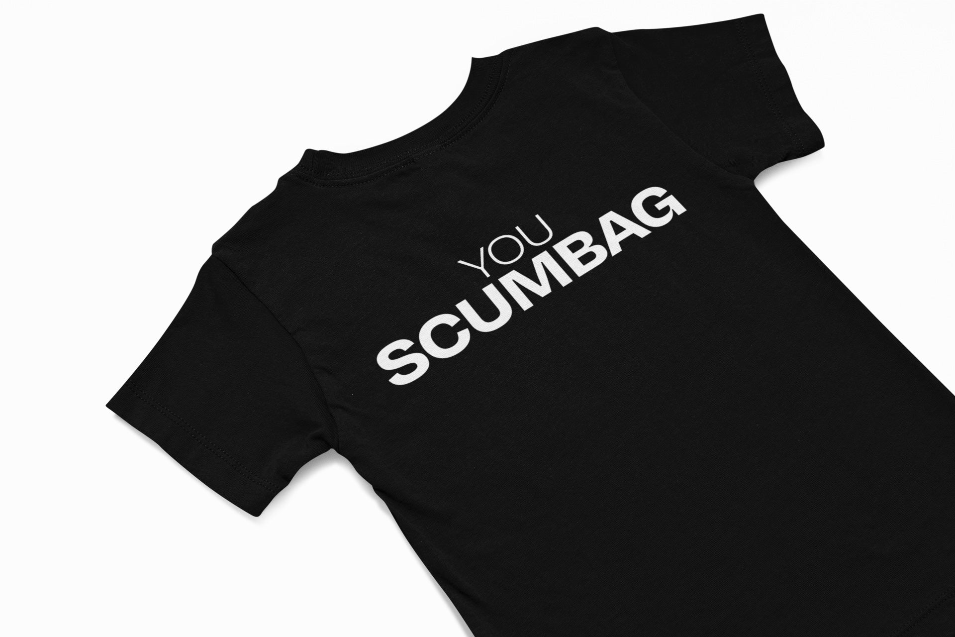 you scumbag christmas T-shirt in black 