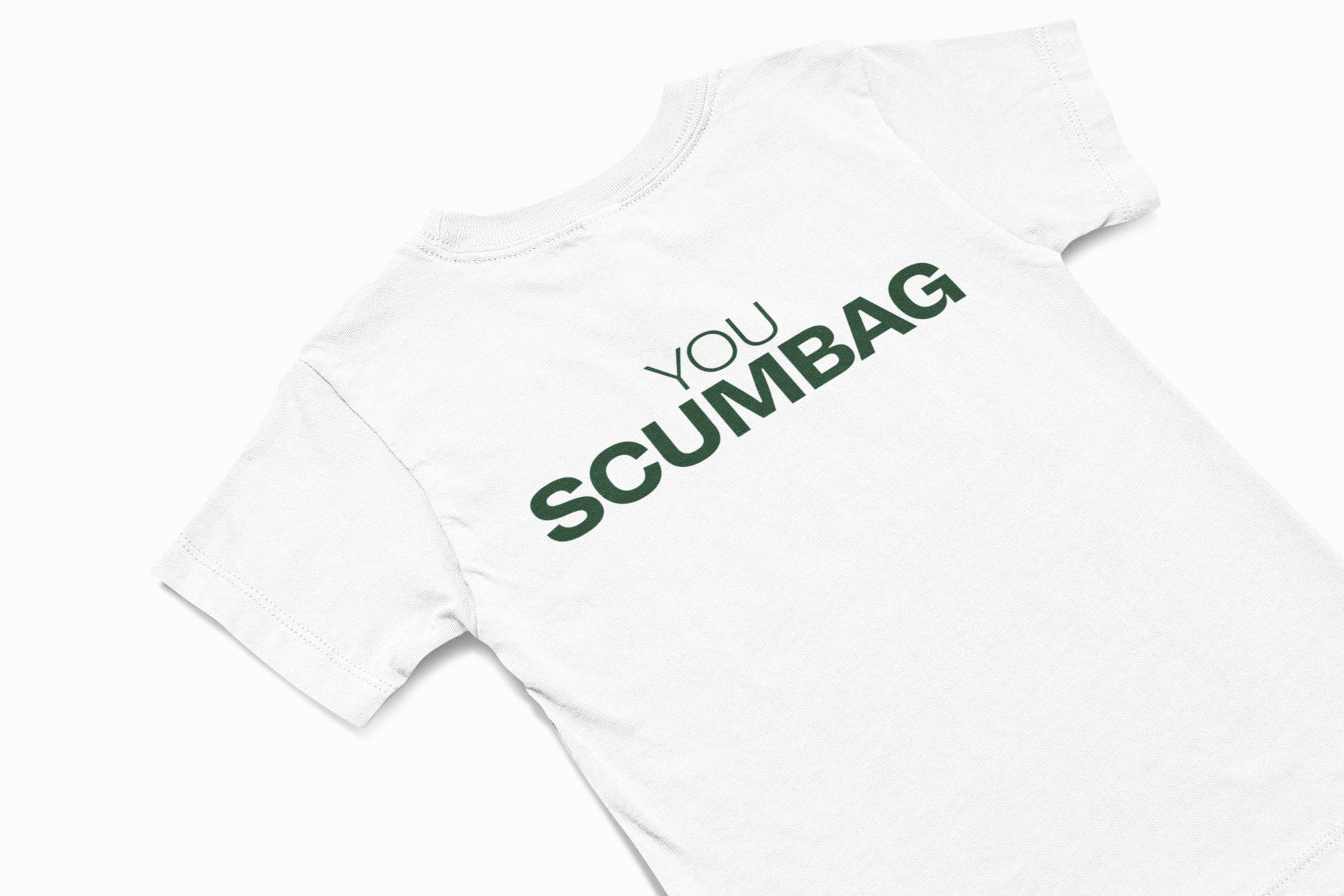 you scumbag christmas T-shirt in white 