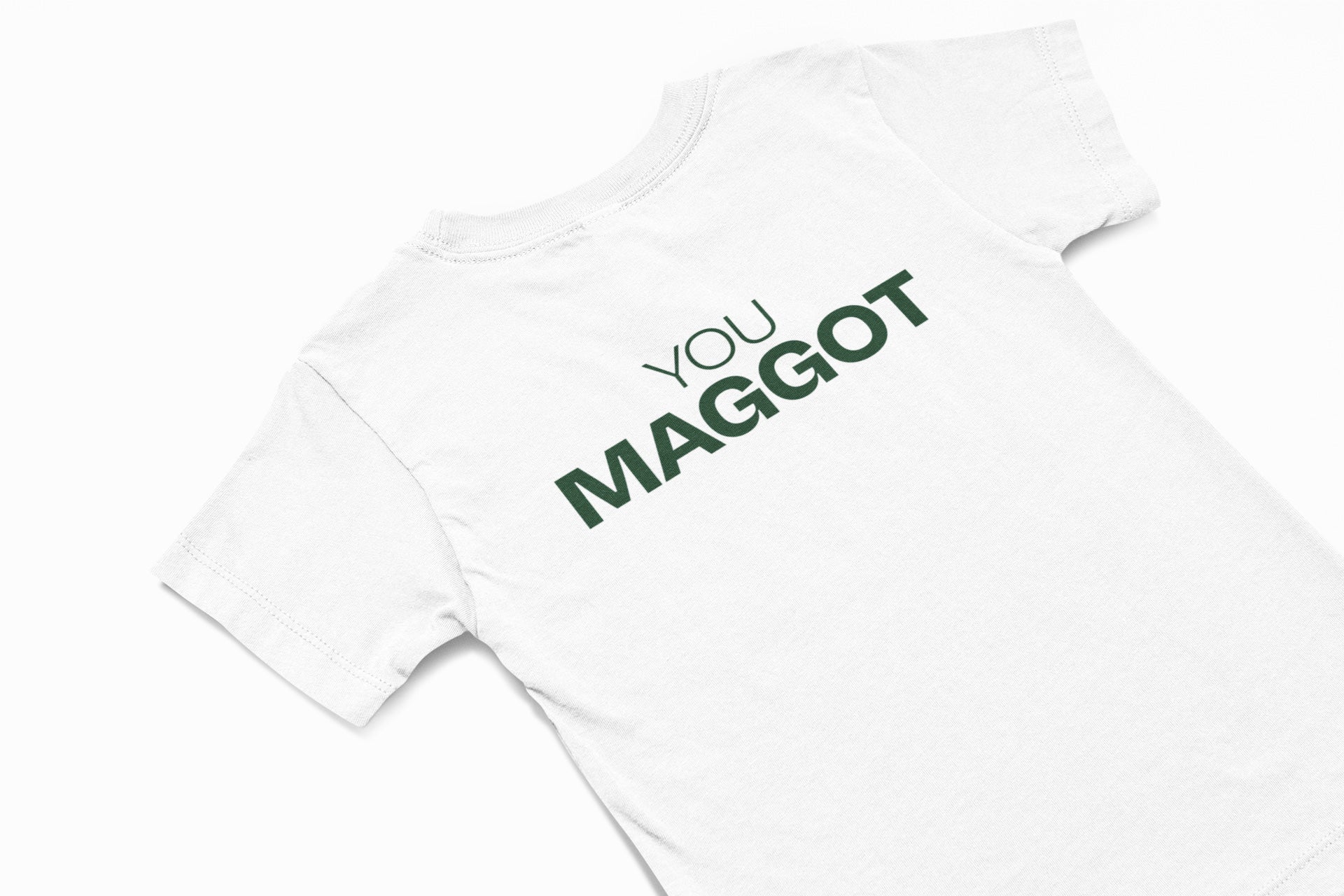 you maggot christmas t-shirt in white