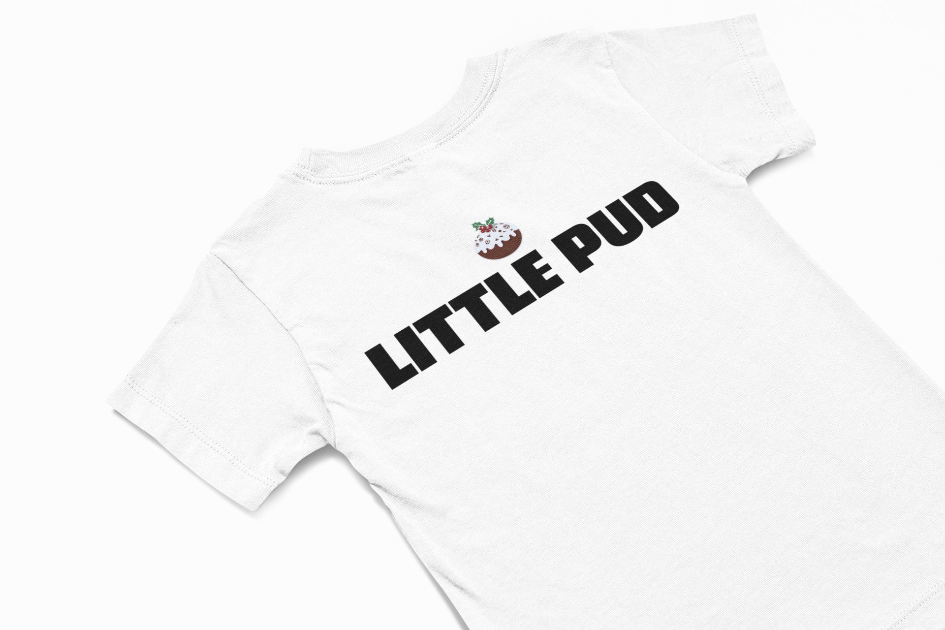 little pud christmas tshirt in white