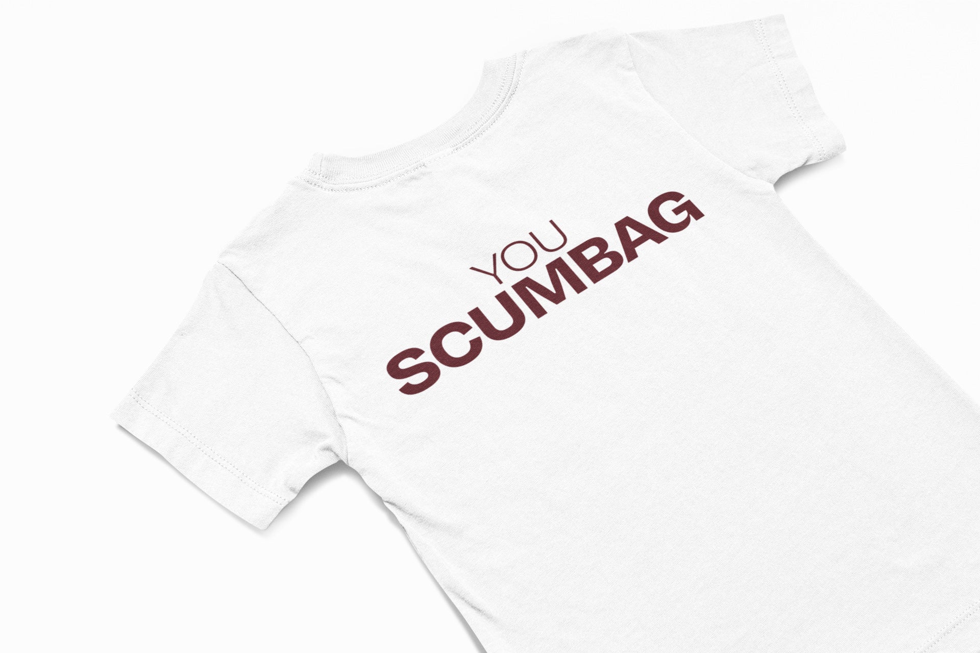 you scumbag christmas T-shirt in white 