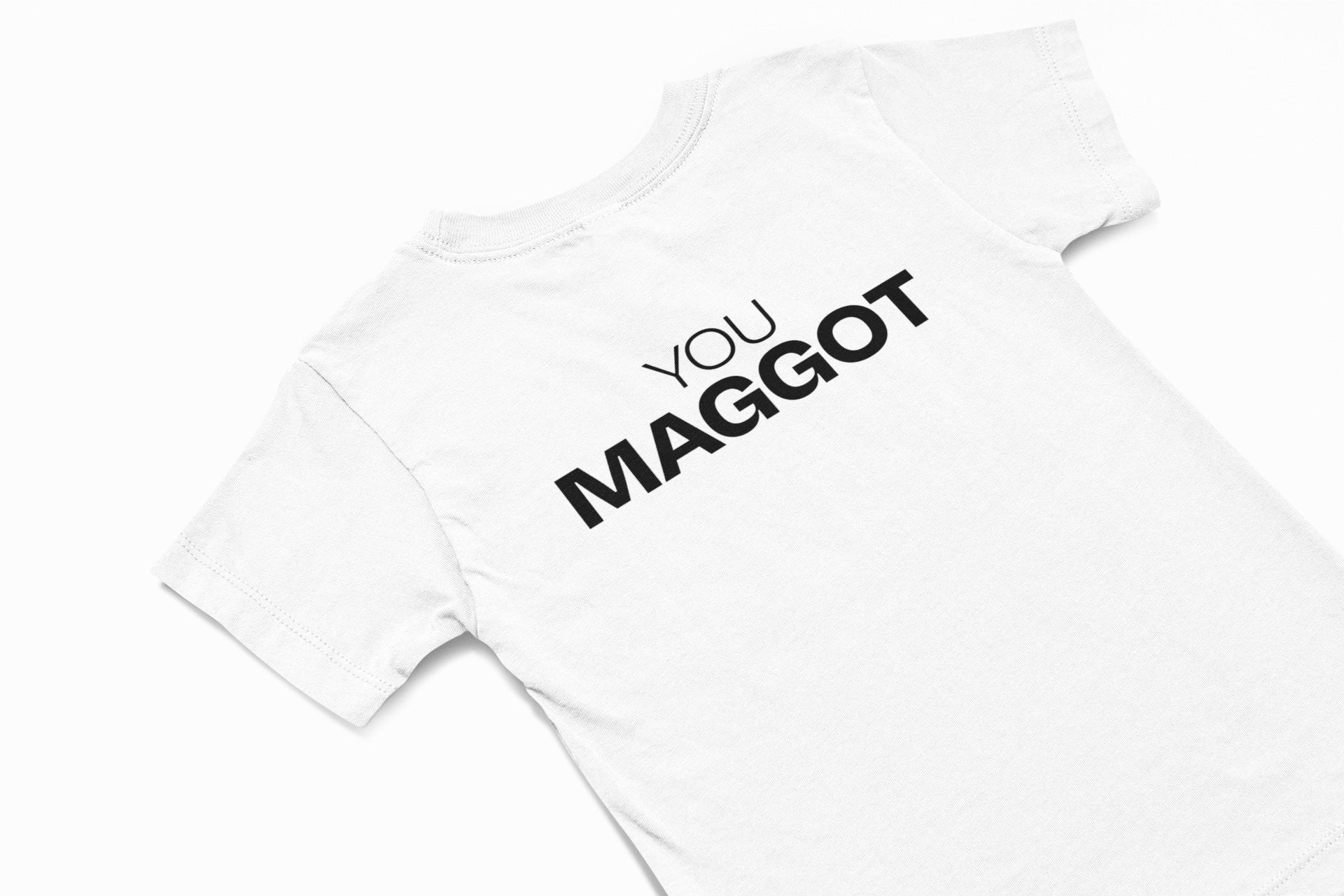 you maggot christmas t-shirt in white