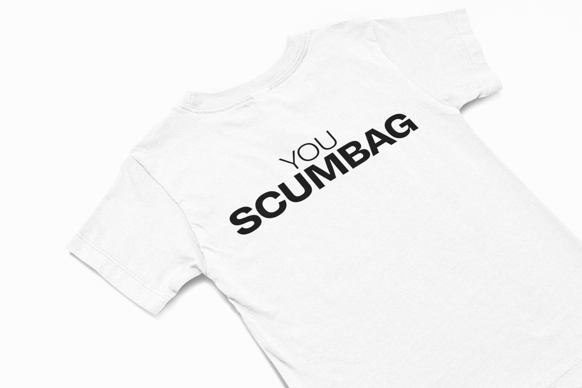 you scumbag christmas T-shirt in white 