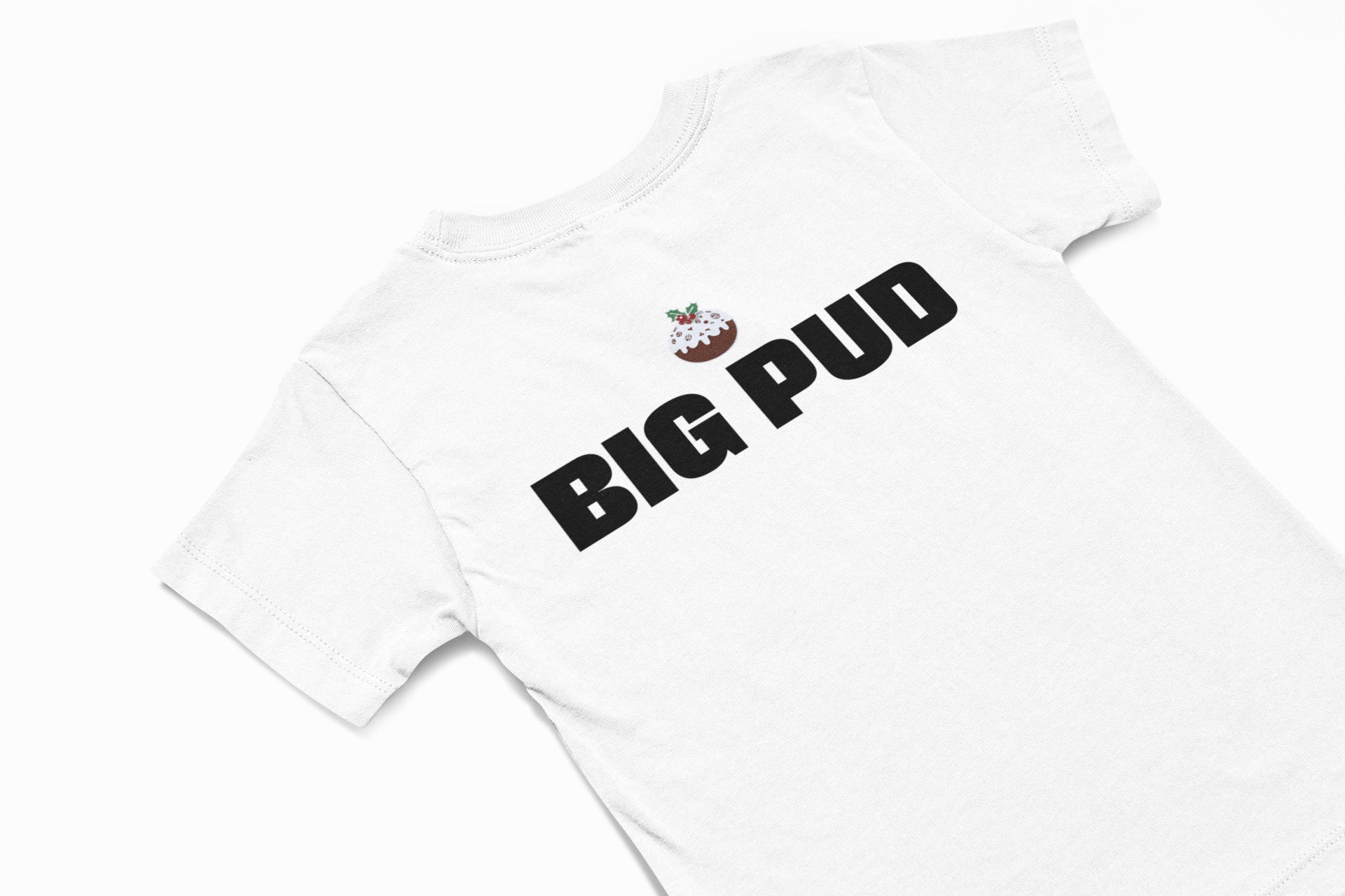 big pud christmas jumper in white