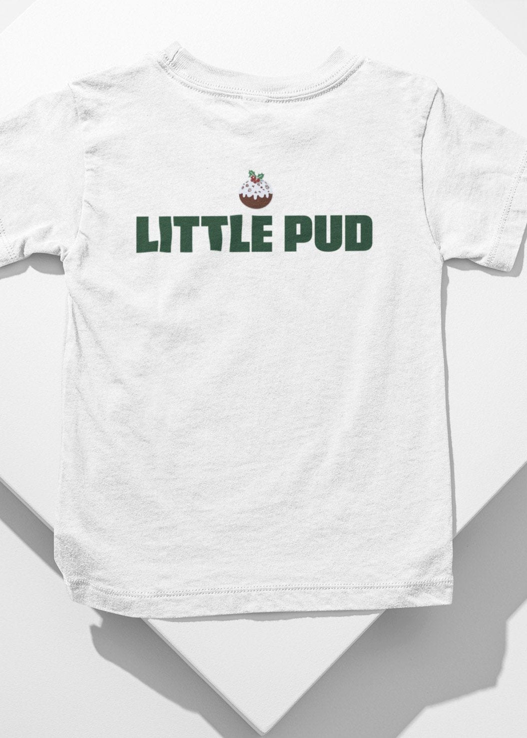 little pud christmas tshirt in white