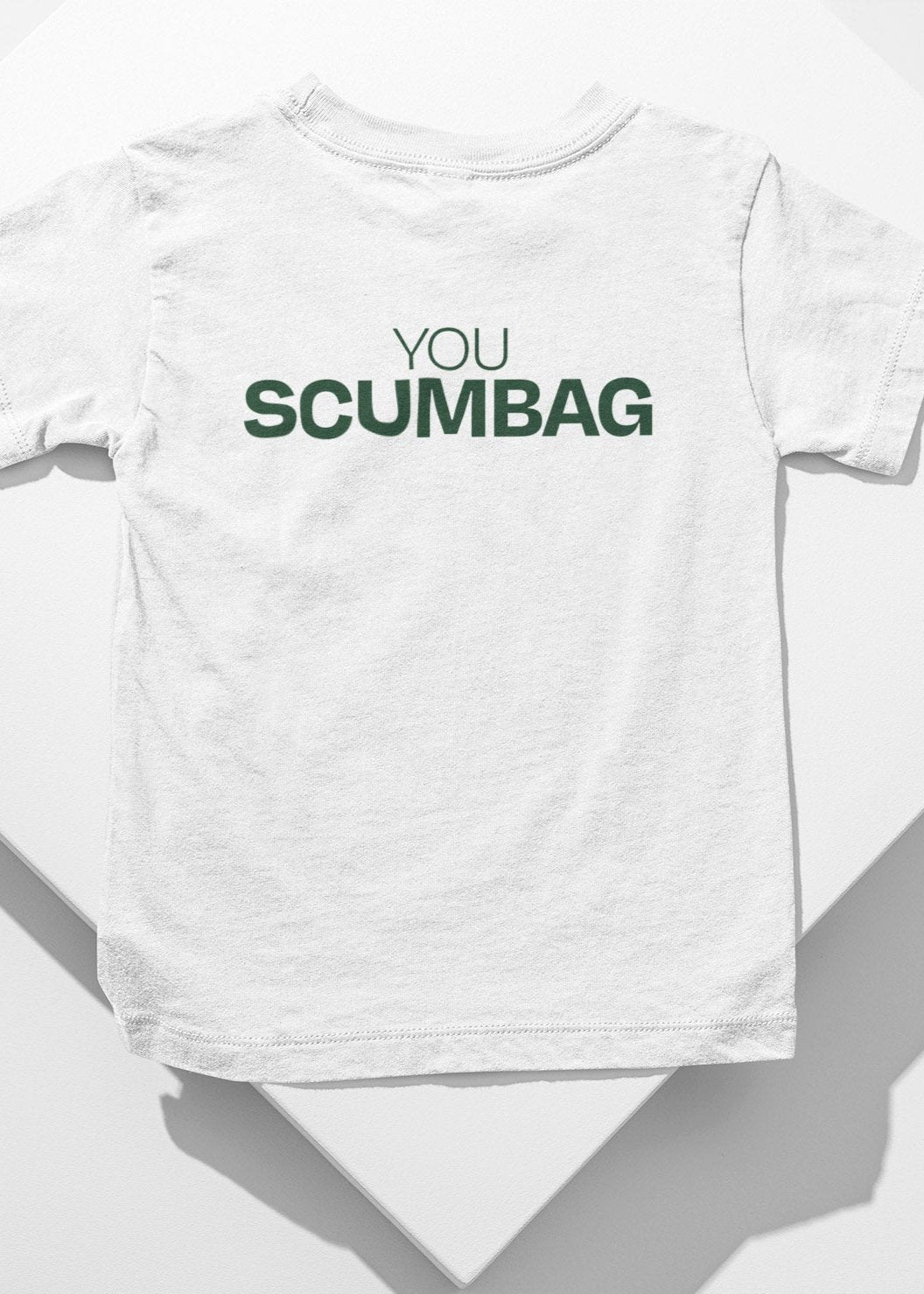 you scumbag christmas T-shirt in white 