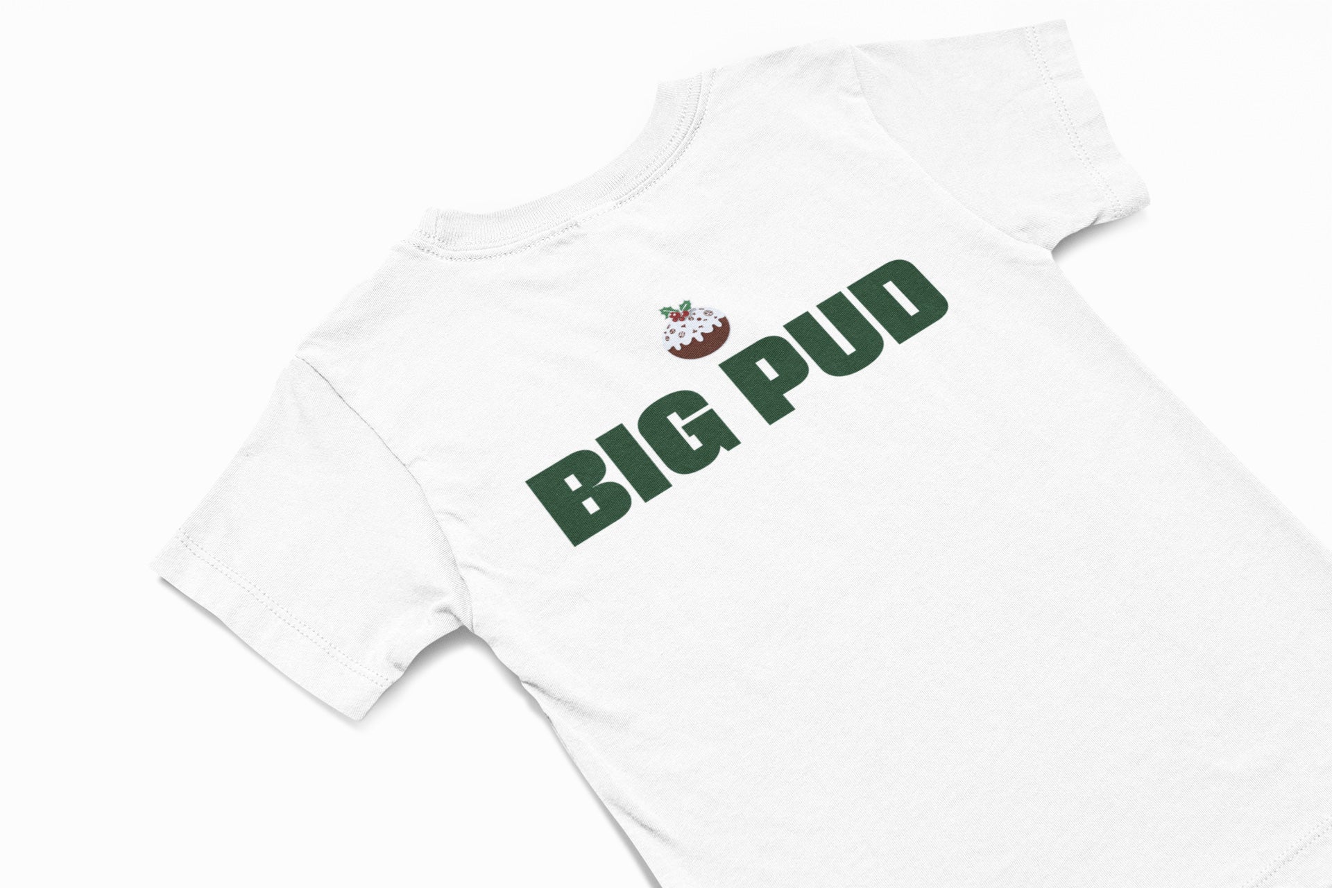 big pud christmas jumper in white