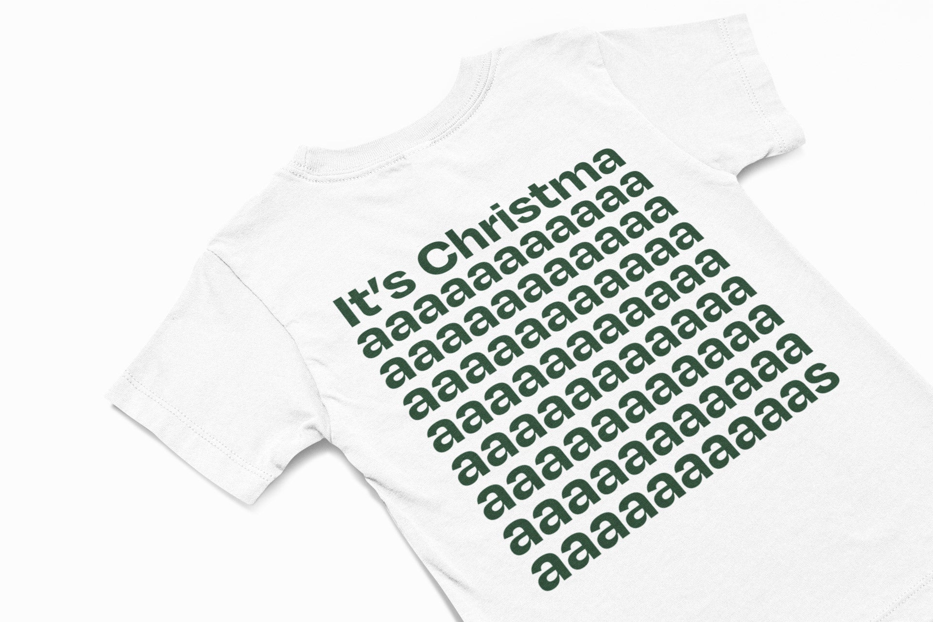 It's christmas christmas t-shirt in white