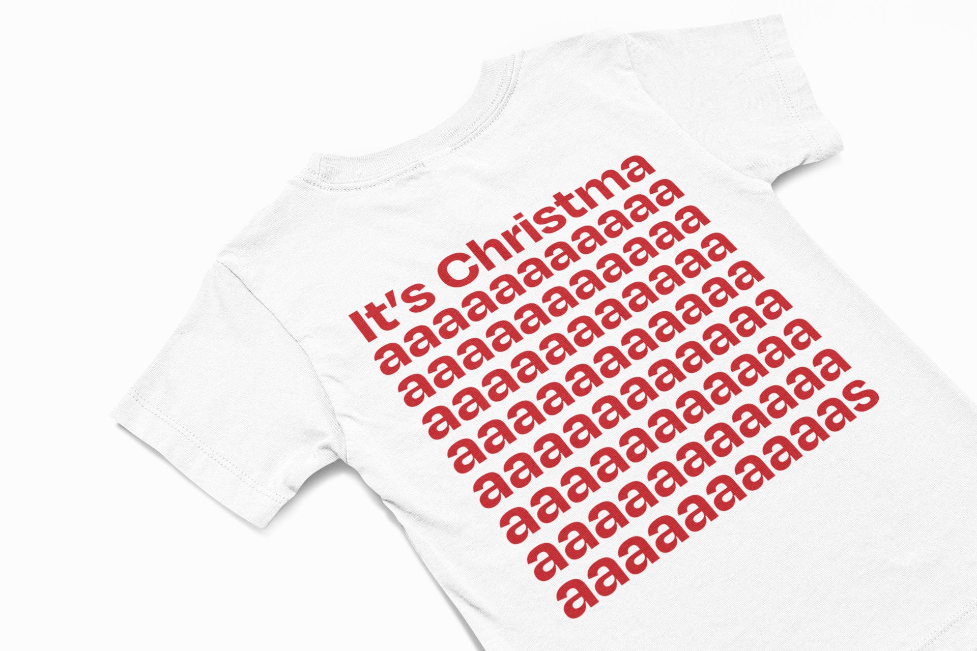 It's christmas christmas t-shirt in white
